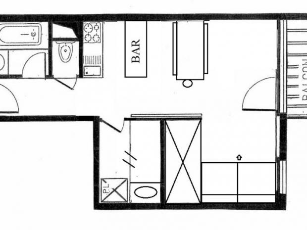 Appartement Villaret - Les Menuires Preyerand