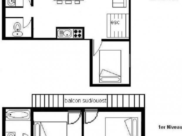 Appartement Jettay - Les Menuires Fontanettes