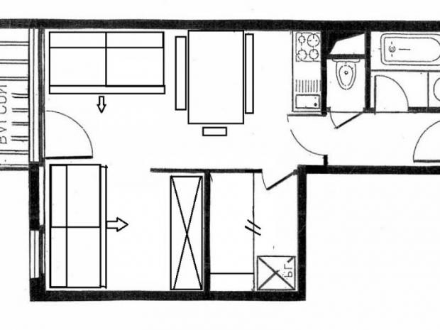 Appartement Villaret - Les Menuires Preyerand