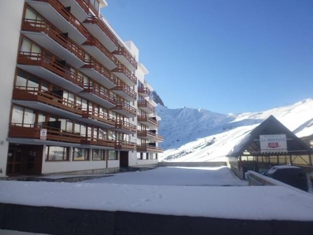 studio cabine 4 personnes cabine avec parking couvert, résidence Le Montana - La Mongie