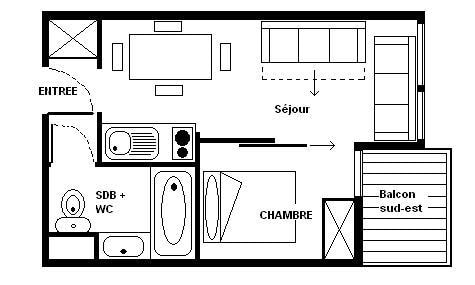 Appartements MEDIAN - Les Menuires Reberty 1850