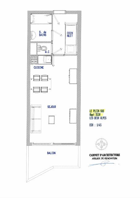 Appartements Le Plein Sud 56000460 - Les Deux Alpes Centre