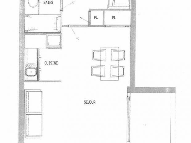 Appartement Champamé - Les Deux Alpes Centre