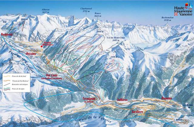 Appartements Balcons H 011 - PROCHE PISTES appartement 6 pers. - Val Cenis Termignon