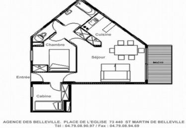 Bel appartement 49m² quartier des Grangeraies - Saint Martin de Belleville