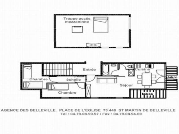 Appartement 68m² - proche pistes - centre Village - Saint Martin de Belleville