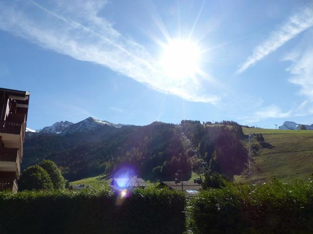 Proche du village, des pistes de ski, de l'espace aquatique. Terrasse - La Clusaz