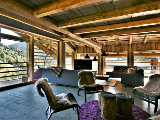 Grand chalet indépendant 5 étoiles 21 personnes, hammam, Jacuzzi - Le Grand Bornand