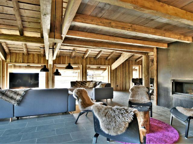 Grand chalet indépendant 5 étoiles 21 personnes, hammam, Jacuzzi - Le Grand Bornand