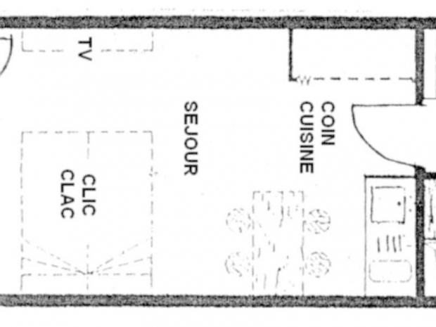 Joli Studio + coin montagne en centre station - Les Saisies