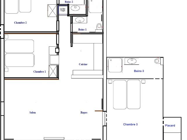 Appartement Chalet Les Oursons - Les Gets