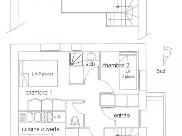 Appartement 3 pièces rénové. - Les Saisies