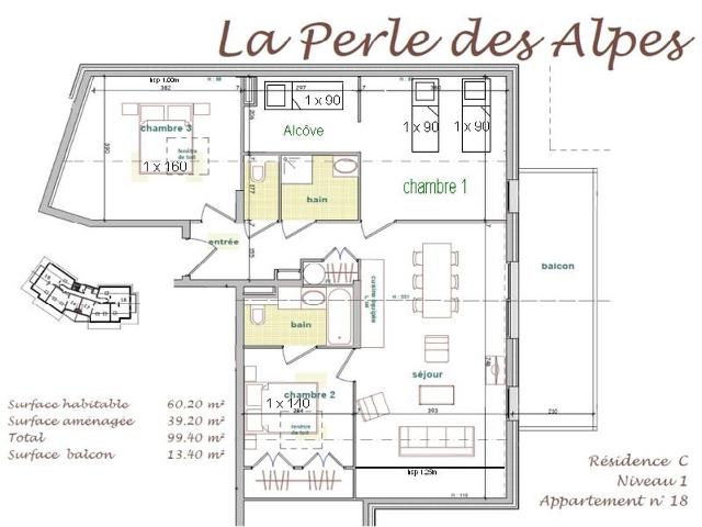 Appartement Les Saisies, 4 pièces, 7 personnes - Les Saisies