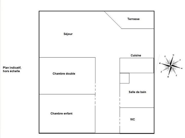 Bel appartement 3 pièces aux Gets, proche pistes et centre, équipé tout confort, capacité 4 pers. FR - Les Gets