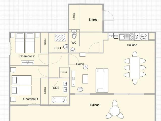 Appartement Chalet des Cimes - Les Saisies