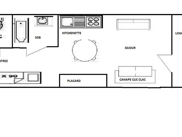 Appartement Les Saisies, 1 pièce, 4 personnes - Les Saisies