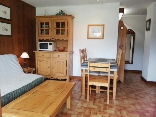 Charmant 2 pièces + cabine en rez-de-jardin bien ensoleillé - Megève