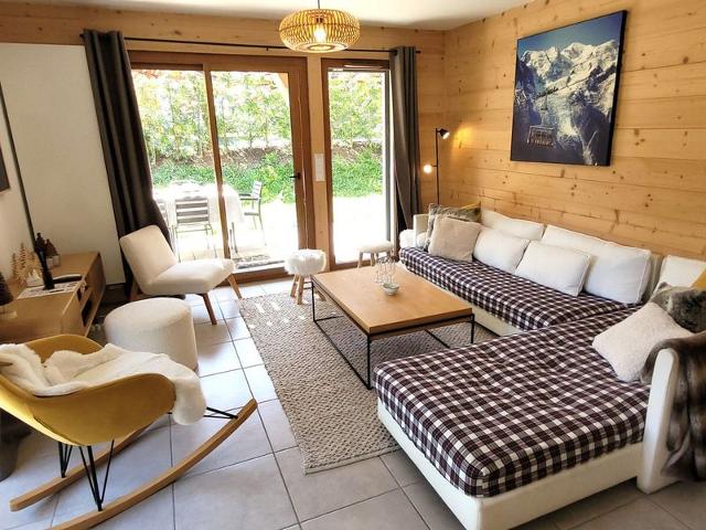 Appartement spacieux avec jardin privatif, 3 chambres, Les Gets - Multipass été 2024 inclus FR-1-598 - Les Gets