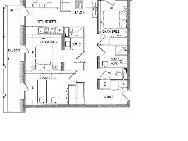 HAUTELUCE - 6 pers, 71 m2, 4/3 - Hauteluce