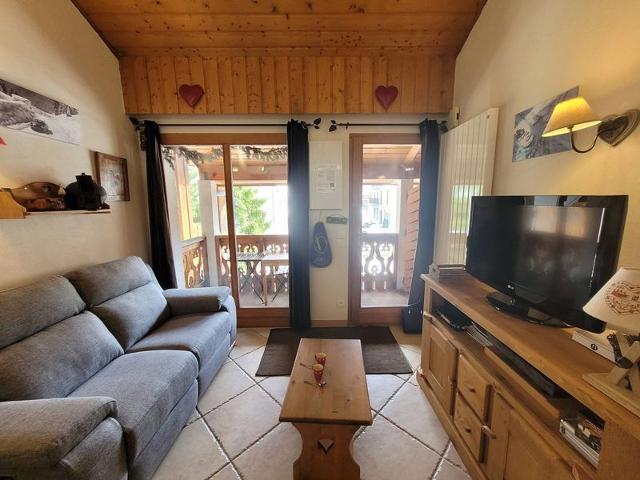 Appartement rénové 2 pièces + mezzanine, centre Les Gets, parking FR-1-598-77 - Les Gets