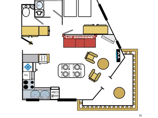 Aval4 - Magnifique studio proche vieux village et pistes - Val d’Isère Centre