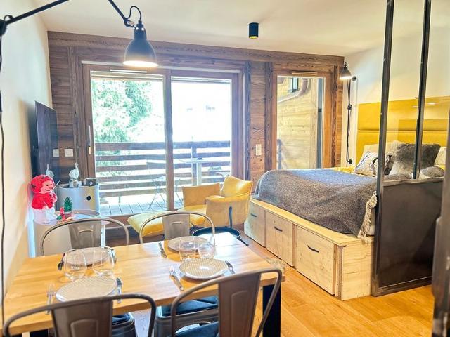 Studio neuf au cœur des Gets avec SPA, proche des pistes, parking et wifi inclus FR-1-623-34 - Les Gets