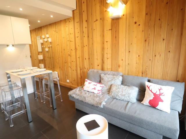 Appartement rénové aux Gets, proche centre et télécabines, 1 chambre + mezzanine, parking inclus FR- - Les Gets