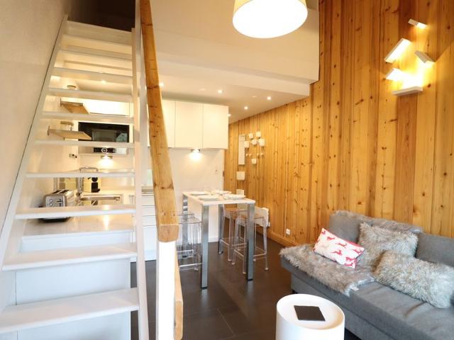 Appartement rénové aux Gets, proche centre et télécabines, 1 chambre + mezzanine, parking inclus FR- - Les Gets