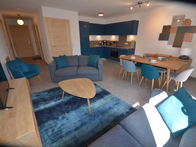 Appartement familial de luxe, centre station, 6 pers., 2 sdb, terrasse, parking, WIFI, linge inclus - Les Gets