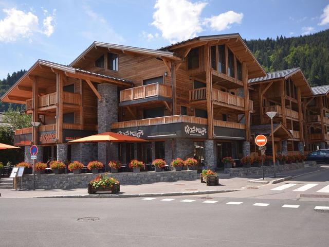 Appartement familial de luxe, centre station, 6 pers., 2 sdb, terrasse, parking, WIFI, linge inclus - Les Gets