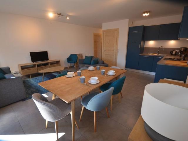 Appartement familial de luxe, centre station, 6 pers., 2 sdb, terrasse, parking, WIFI, linge inclus - Les Gets