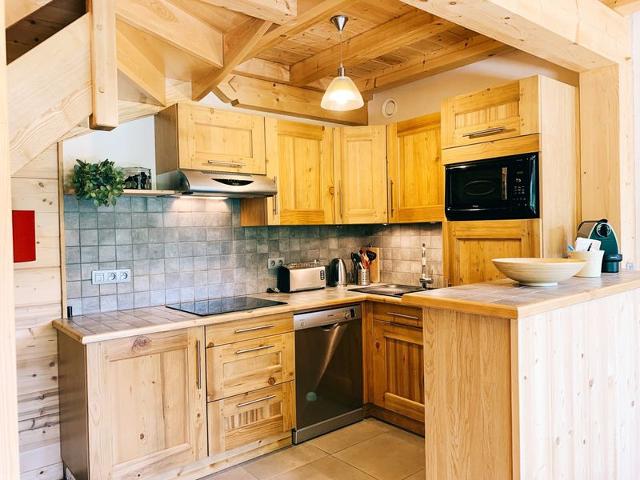 Appartement duplex 3 pièces près des pistes, jardin, terrasse, Wi-Fi, parking couvert FR-1-598-80 - Les Gets