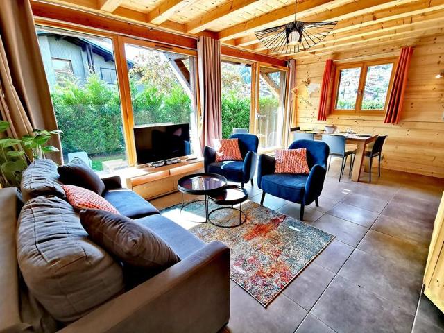 Appartement duplex 3 pièces près des pistes, jardin, terrasse, Wi-Fi, parking couvert FR-1-598-80 - Les Gets