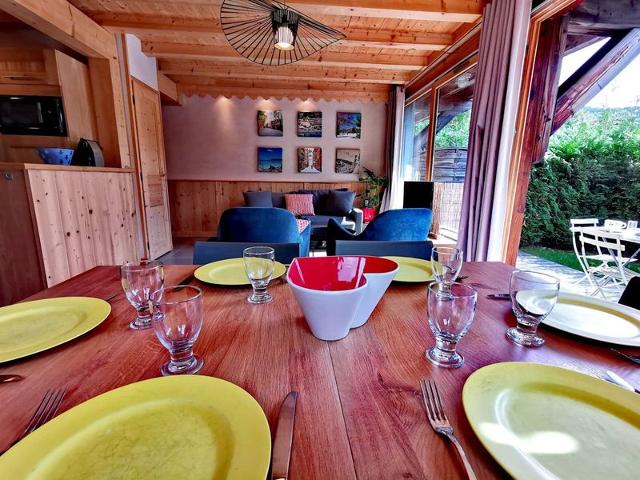 Appartement duplex 3 pièces près des pistes, jardin, terrasse, Wi-Fi, parking couvert FR-1-598-80 - Les Gets