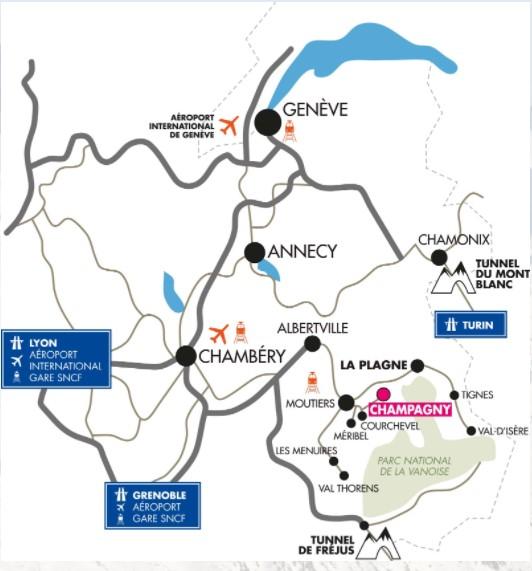 Appartements Les Terrasses De La Vanoise - Plagne - Champagny en Vanoise