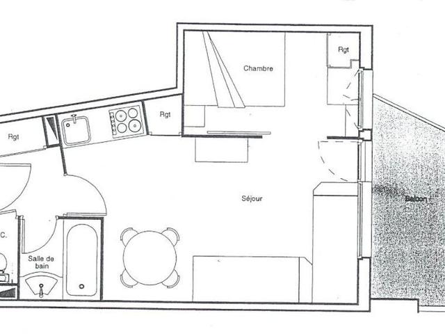 Bel appart 2 pièces skis aux pieds, 5 pers, quartier Falaise FR-1-634-21 - Avoriaz