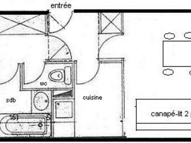 2 Pièces 5/6 pers - PLAGNE VILLAGES - LE SQUAW VALLEY (avec lave-linge) - Plagne Villages