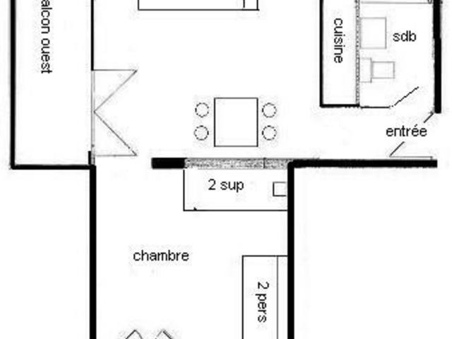 2 Pièces 5 pers - LA TAIGA - PLAGNE CENTRE - Plagne Centre