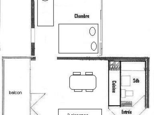 2 Pièces 4/5 pers - LE KILIMANDJARO - PLAGNE CENTRE - Plagne Centre