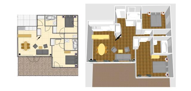 Appartements Carats 2340037 - Val d’Isère Centre