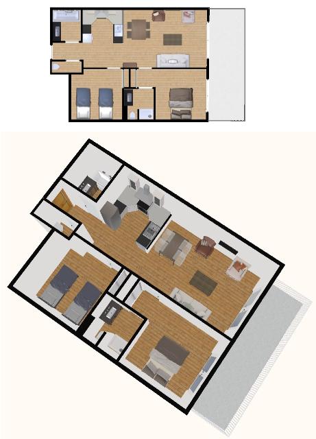 Appartements Choucas 2340002 - Val d’Isère Centre