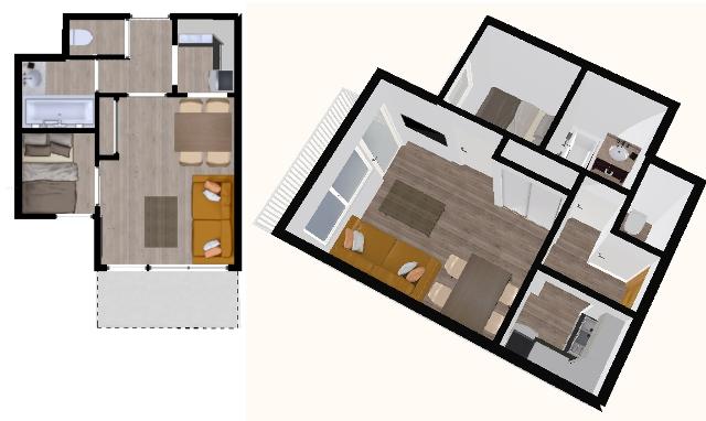 Appartements Rond Point Des Pistes1 2340111 - Val d’Isère Centre