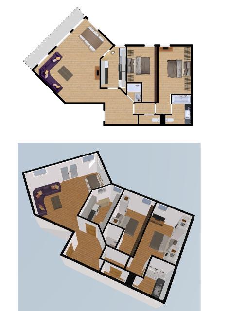 Appartements Squaw Valley 1 1610043 - Val d’Isère Centre