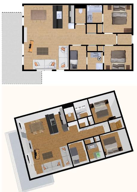 Appartements Praz De La Legettaz C Et D 1420009 - Val d’Isère La Legettaz