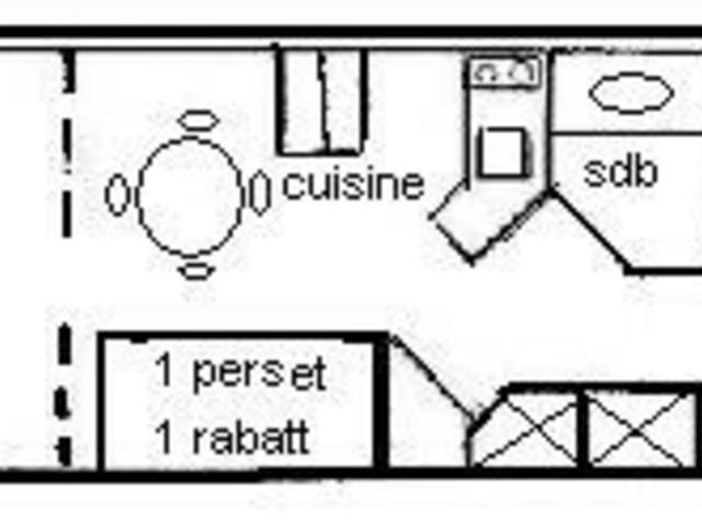 Studio 3/4 pers - Partie Flèche - PLAGNE AIME 2000 - Plagne - Aime 2000