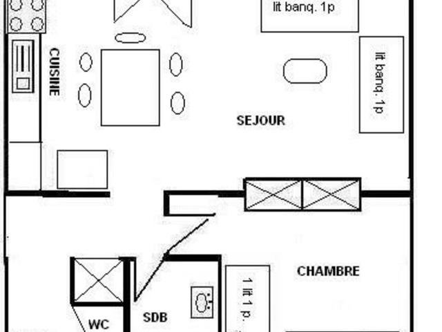 2 Pièces 5 pers - L'EVEREST - PLAGNE CENTRE - Plagne Centre