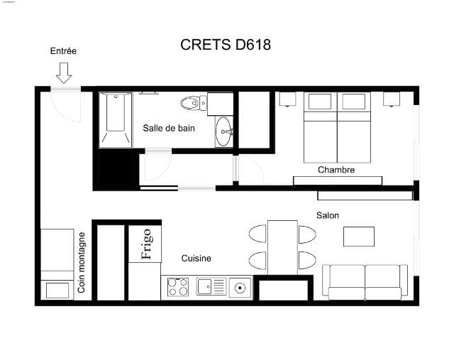 Appartements RESIDENCE CRETS - Méribel Mottaret 1850
