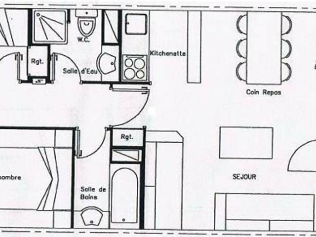 3 Pièces 6 pers - LE MONT SOLEIL A - PLAGNE SOLEIL - Plagne Soleil