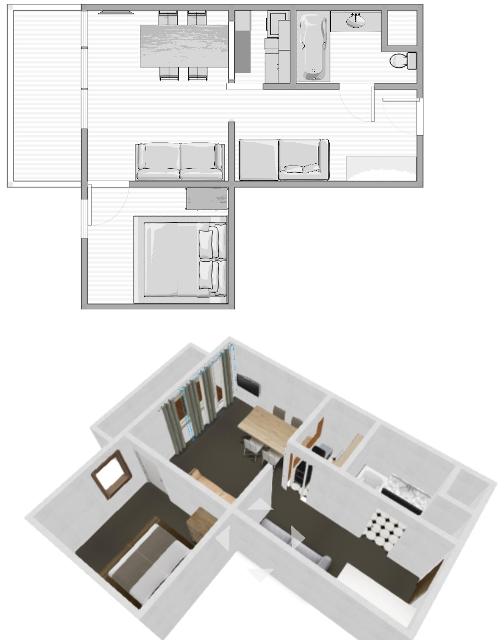Appartements ROND POINT DES PISTES1 720042 - Val d’Isère Centre