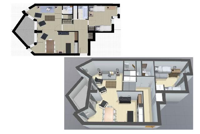 Appartements SANTEL 140070 - Val d’Isère La Daille